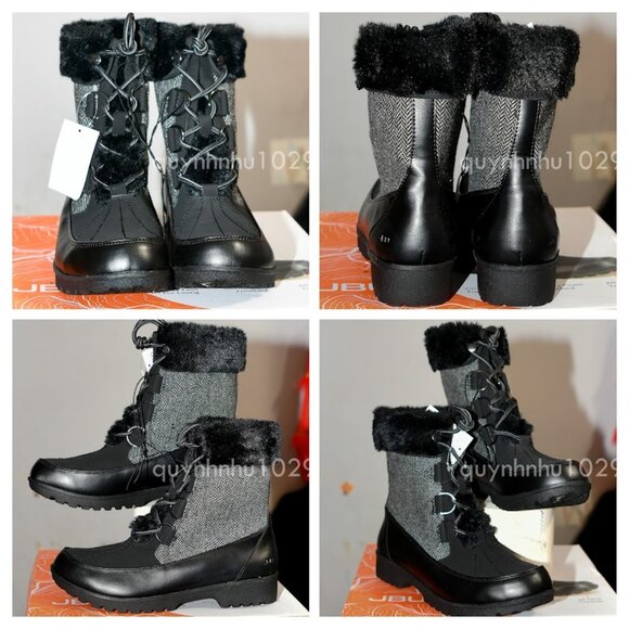 JBU Shoes - JBU Southgate Herringbone Women's Weather-Ready Winter Boots